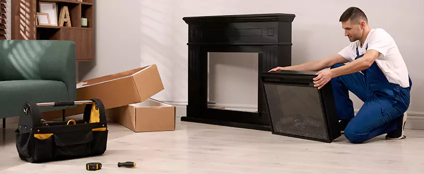 Old Rusted Metal Fireplace Repair And Replacement in Bull Run, VA